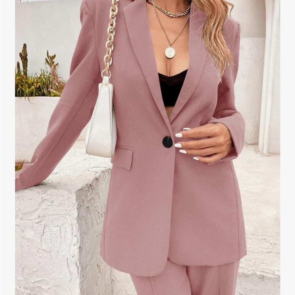 Chic Pink Blazer